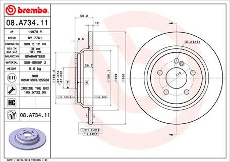 Magneti Marelli 360406077000 - Kočioni disk www.molydon.hr