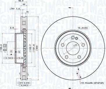 Magneti Marelli 360406184504 - Kočioni disk www.molydon.hr