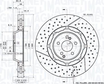 Magneti Marelli 360406204704 - Kočioni disk www.molydon.hr