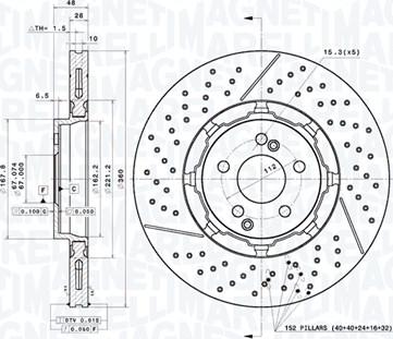 Magneti Marelli 360406203704 - Kočioni disk www.molydon.hr