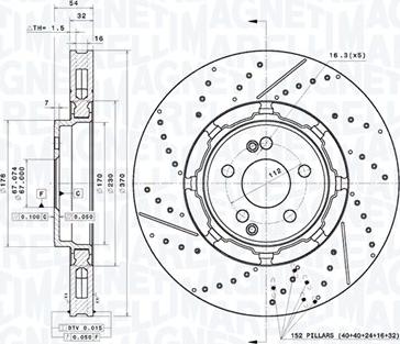Magneti Marelli 360406202704 - Kočioni disk www.molydon.hr