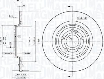 Magneti Marelli 360406216201 - Kočioni disk www.molydon.hr