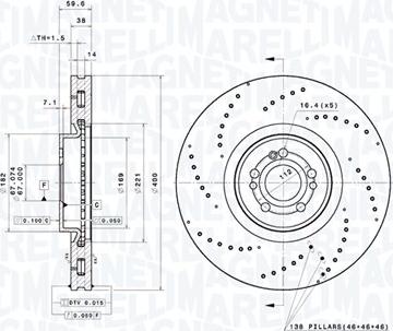 Magneti Marelli 360406217201 - Kočioni disk www.molydon.hr