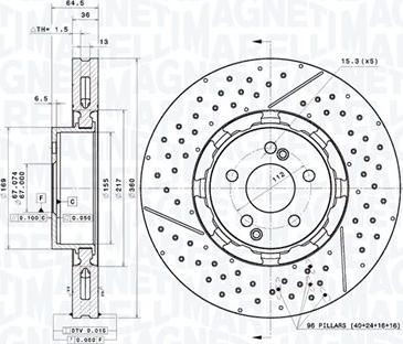 Magneti Marelli 360406220304 - Kočioni disk www.molydon.hr