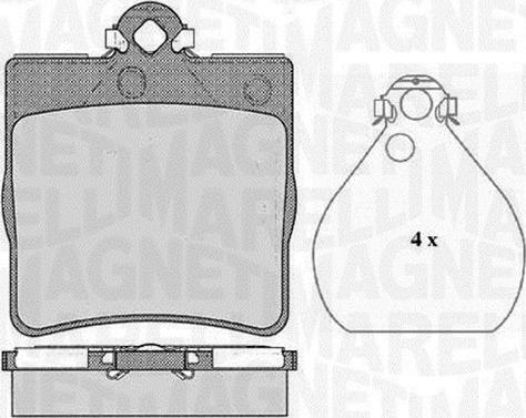 Magneti Marelli 363916060311 - Komplet Pločica, disk-kočnica www.molydon.hr