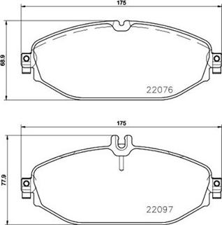 Magneti Marelli 363700450124 - Komplet Pločica, disk-kočnica www.molydon.hr