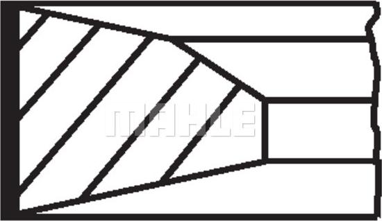 MAHLE 001 RS 11119 0N0 - Komplet klipnih prstenova www.molydon.hr