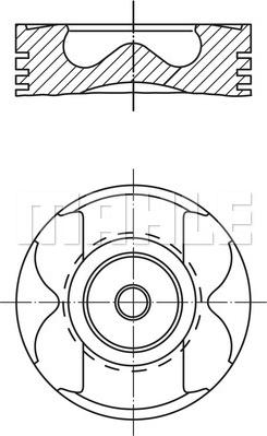 MAHLE 001 PI 00166 000 - Klip www.molydon.hr
