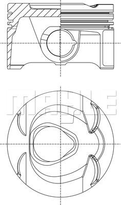 MAHLE 001 PI 00164 000 - Klip www.molydon.hr