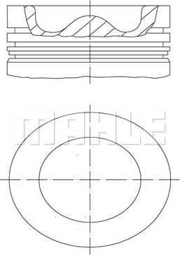 MAHLE 039 PI 00127 000 - Klip www.molydon.hr