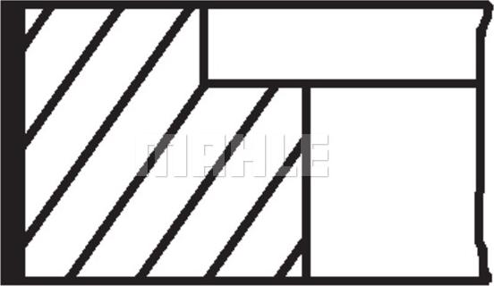 MAHLE 004 01 N0 - Komplet klipnih prstenova www.molydon.hr