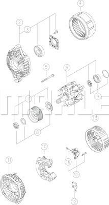 MAHLE MG 248 - Alternator www.molydon.hr