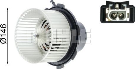 MAHLE AB 89 000P - Ventilator kabine/unutrasnjeg prostora www.molydon.hr