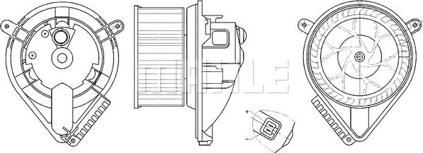 MAHLE AB 272 000S - Ventilator kabine/unutrasnjeg prostora www.molydon.hr