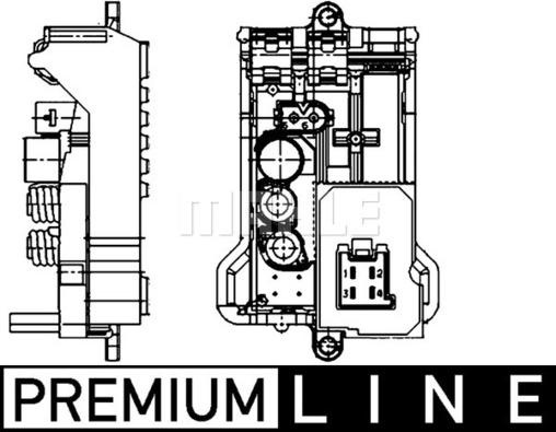 MAHLE ABR 29 000P - Regulator, ventilator kabine/unutrasnjeg prostora www.molydon.hr