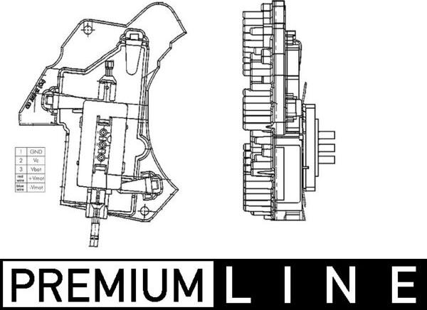 MAHLE ABR 24 000P - Regulator, ventilator kabine/unutrasnjeg prostora www.molydon.hr
