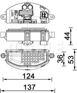 MAHLE ABR 72 000P - Regulator, ventilator kabine/unutrasnjeg prostora www.molydon.hr
