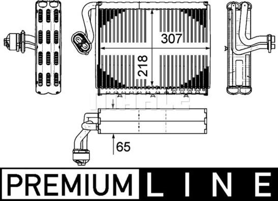 MAHLE AE 108 000P - Isparivač, klima-Uređaj www.molydon.hr