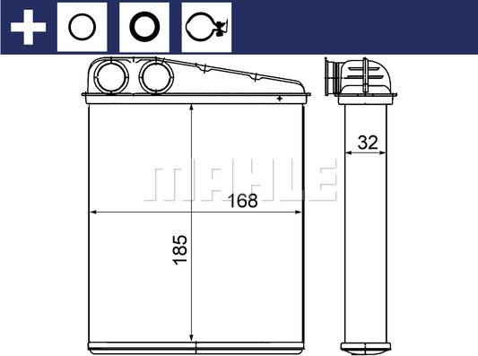 MAHLE AH 8 000S - Izmjenjivač topline, grijanje unutrasnjeg prostora www.molydon.hr