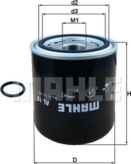 MAHLE AL 12 - Uložak susaca zraka, kompresor www.molydon.hr