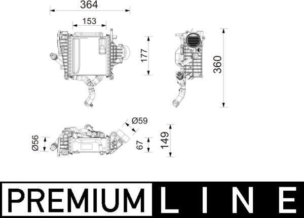 MAHLE CI 750 000P - Intercooler, hladnjak www.molydon.hr