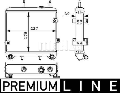 MAHLE CLC 28 000P - Uljni hladnjak, ulje za motor www.molydon.hr