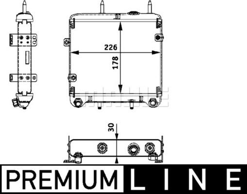 MAHLE CLC 23 000P - Uljni hladnjak, ulje za motor www.molydon.hr