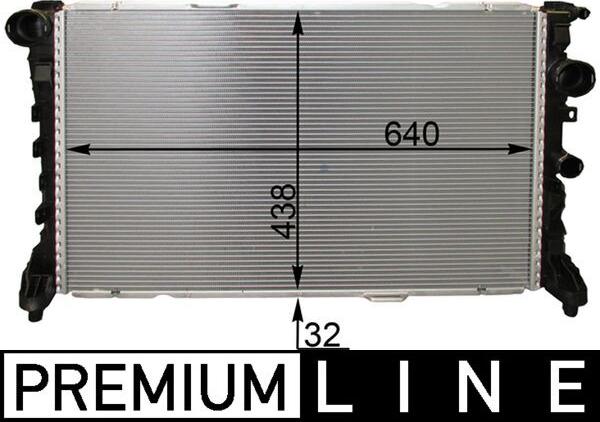 MAHLE CR 1772 000P - Hladnjak, hladjenje motora www.molydon.hr