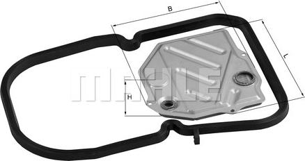 MAHLE HX 46D1 - Hidraulicni filter, automatski mjenjač www.molydon.hr