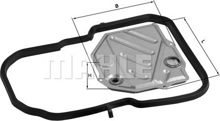 MAHLE HX 46D2 - Hidraulicni filter, automatski mjenjač www.molydon.hr