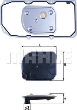 MAHLE HX 158D1 - Hidraulicni filter, automatski mjenjač www.molydon.hr