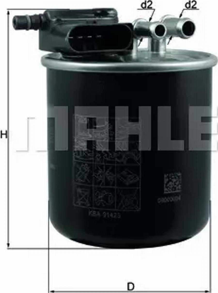 MAHLE KL 949 - Filter za gorivo www.molydon.hr