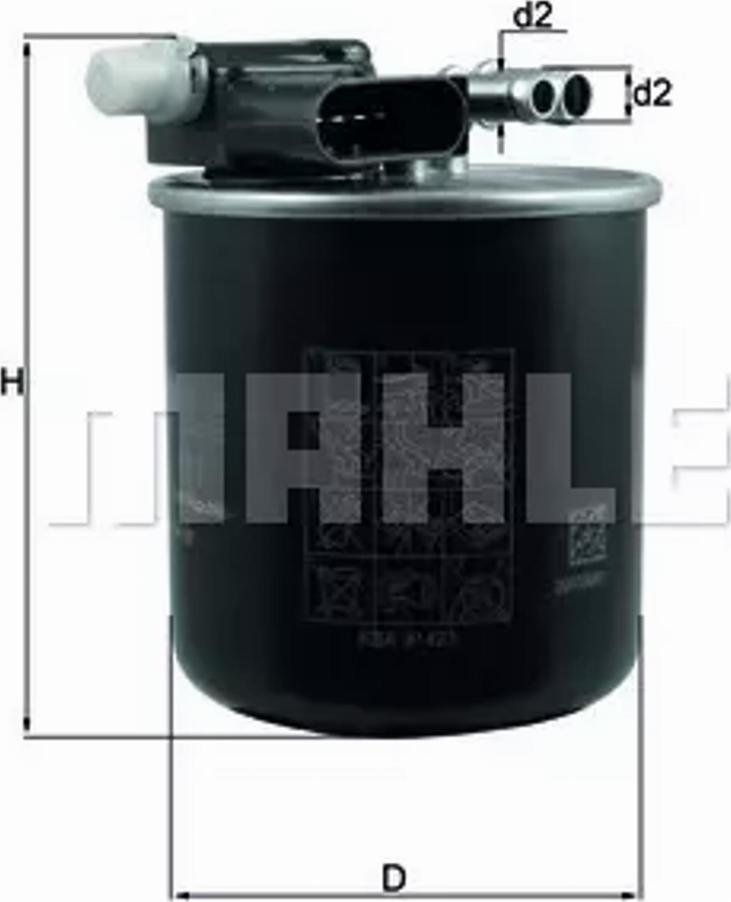 MAHLE KL 911 - Filter za gorivo www.molydon.hr