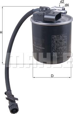 MAHLE KL 912 - Filter za gorivo www.molydon.hr