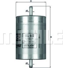 MAHLE KL 65 - Filter za gorivo www.molydon.hr