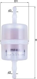 MAHLE KL 1022 - Filter za gorivo www.molydon.hr