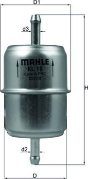 MAHLE KL 18 OF - Filter za gorivo www.molydon.hr
