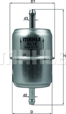 MAHLE KL 18 - Filter za gorivo www.molydon.hr