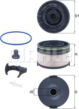 MAHLE KX 533KIT - Filter za gorivo www.molydon.hr