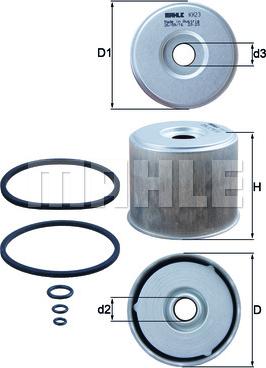 MAHLE KX 23 - Filter za gorivo www.molydon.hr
