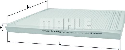 MAHLE LA 129 - Filter kabine www.molydon.hr