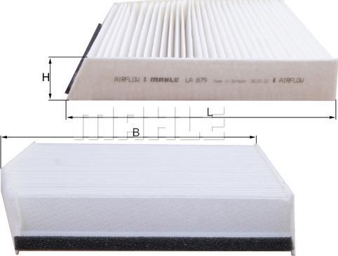 MAHLE LA 879 - Filter kabine www.molydon.hr