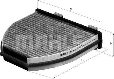 MAHLE LAK 413 - Filter kabine www.molydon.hr