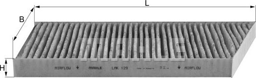 MAHLE LAK 129 - Filter kabine www.molydon.hr
