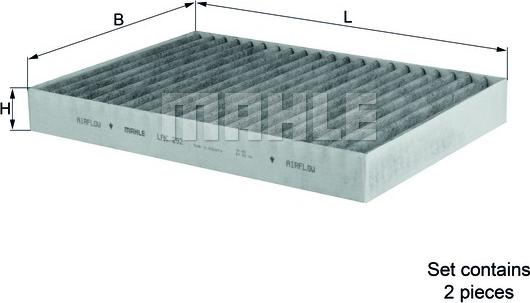MAHLE LAK 292/S - Filter kabine www.molydon.hr
