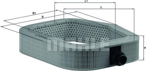 MAHLE LX 990 - Filter za zrak www.molydon.hr
