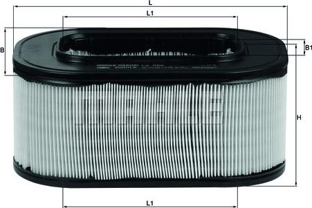 MAHLE LX 558 - Filter za zrak www.molydon.hr