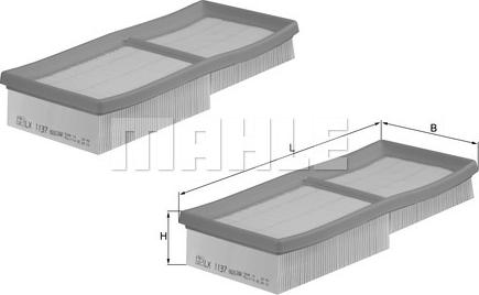 MAHLE LX 1137/S - Filter za zrak www.molydon.hr