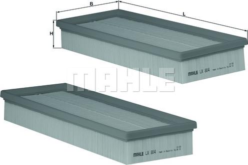 MAHLE LX 804/S - Filter za zrak www.molydon.hr