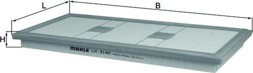 MAHLE LX 3140 - Filter za zrak www.molydon.hr